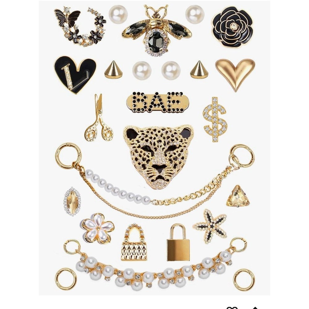 Bling Shoe Charms Chic‎